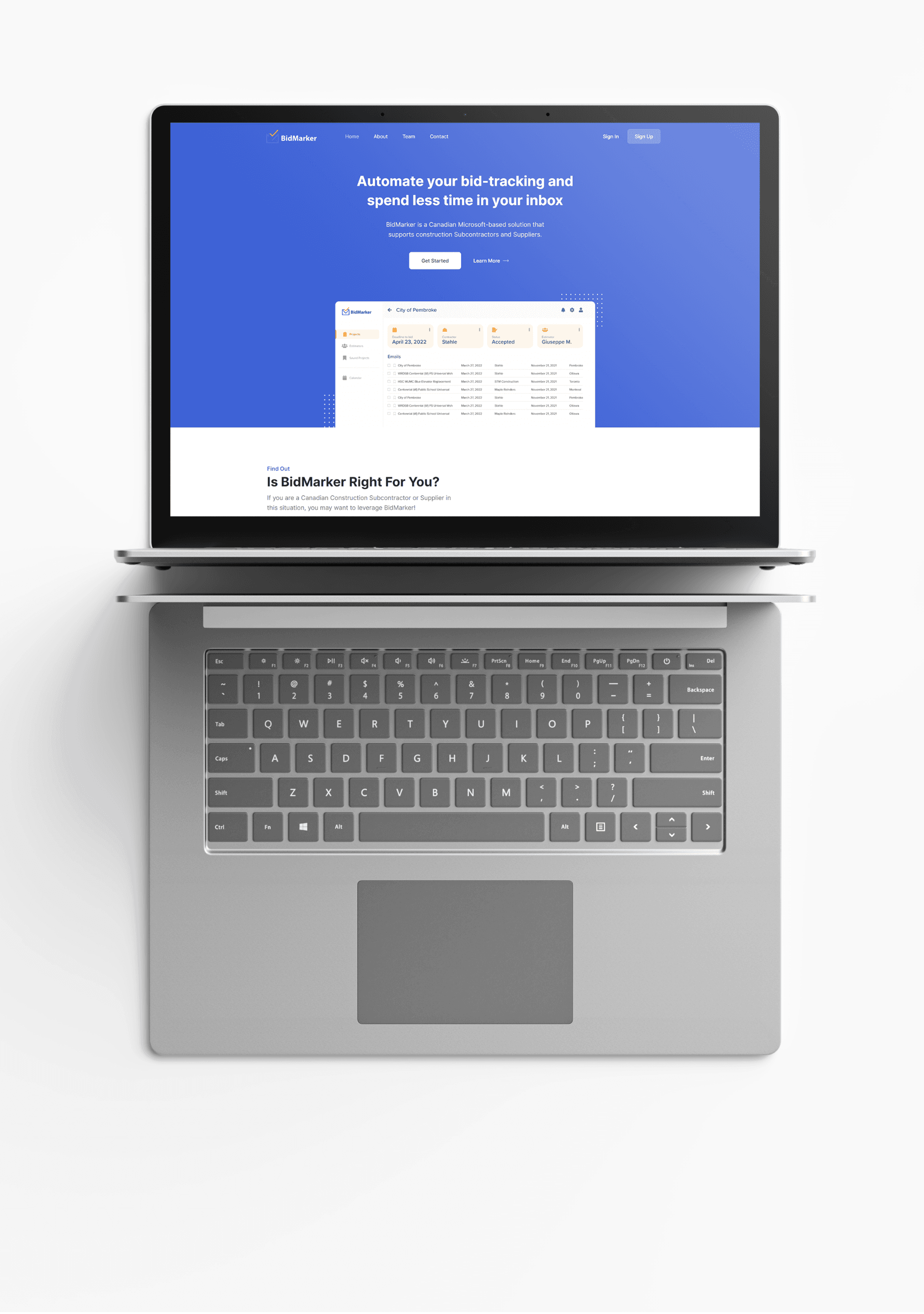 bid marker demo image